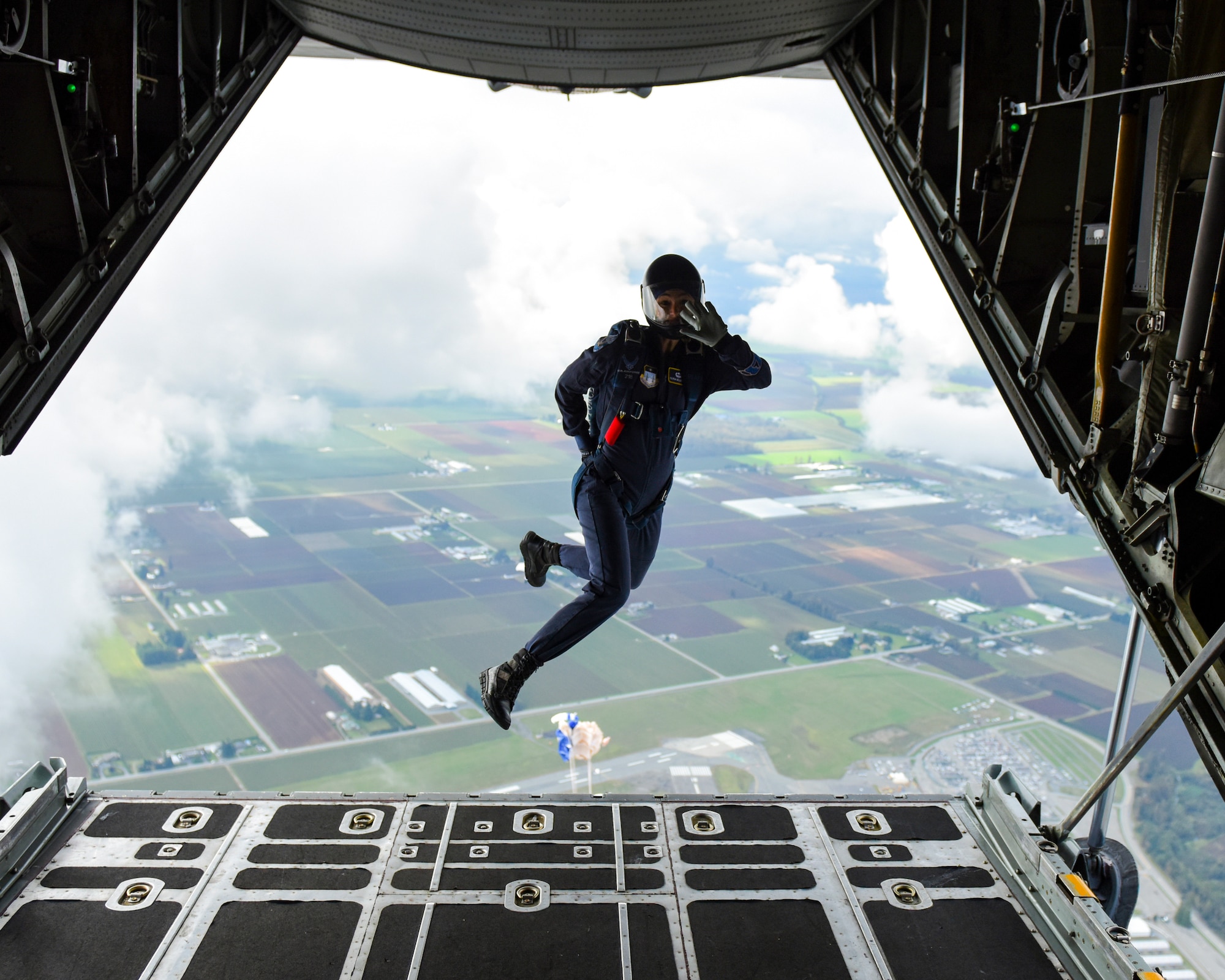 All-female C-130H crew participates in international air show