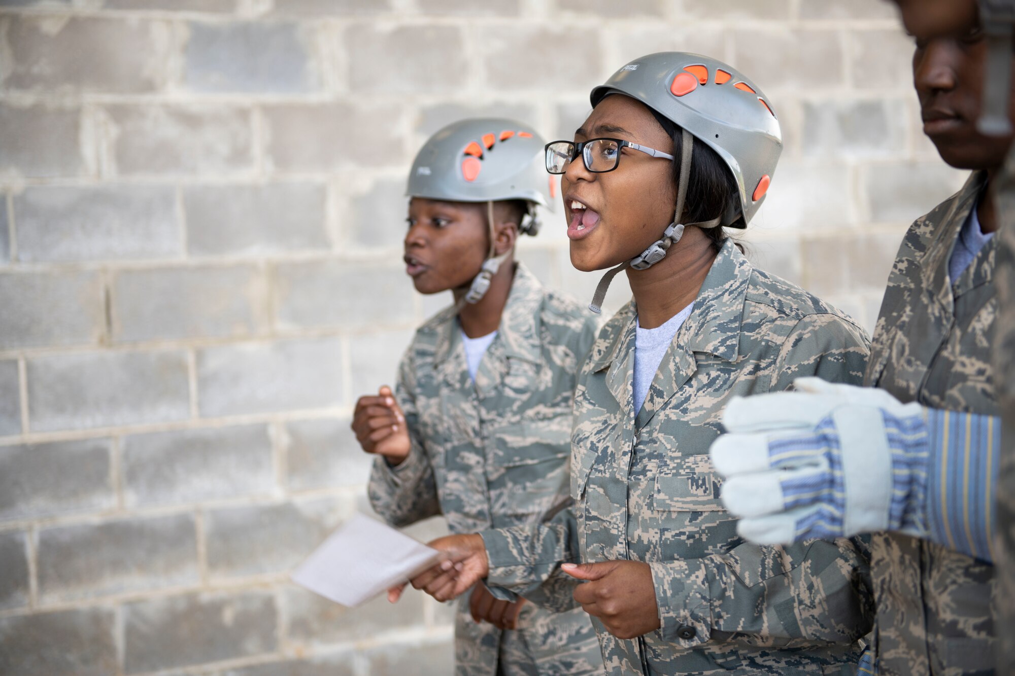 Air Force Junior ROTC cadets participate in the LRC