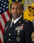 Command Sgt. Maj. Courtney M. Ross poses for a photo at the U.S. Army Financial Managment Command headquarters Oct. 24, 2019. Ross serves as USAFMCOM's senior enlisted advisor. (U.S. Army photo by Mark R. W. Orders-Woempner)