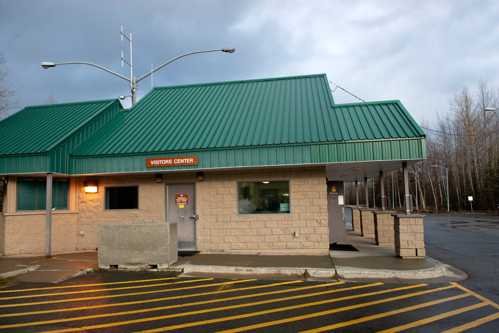 The JBER-Richardson Visitor Center is the location of a new Non-Appropriated Fund Human Resources Applicant Assistance Office on Joint Base Elmendorf-Richardson, Alaska, Oct. 28, 2019. The new office will provide assistance navigating the Non-Appropriated Fund employment application process to applicants without base access.