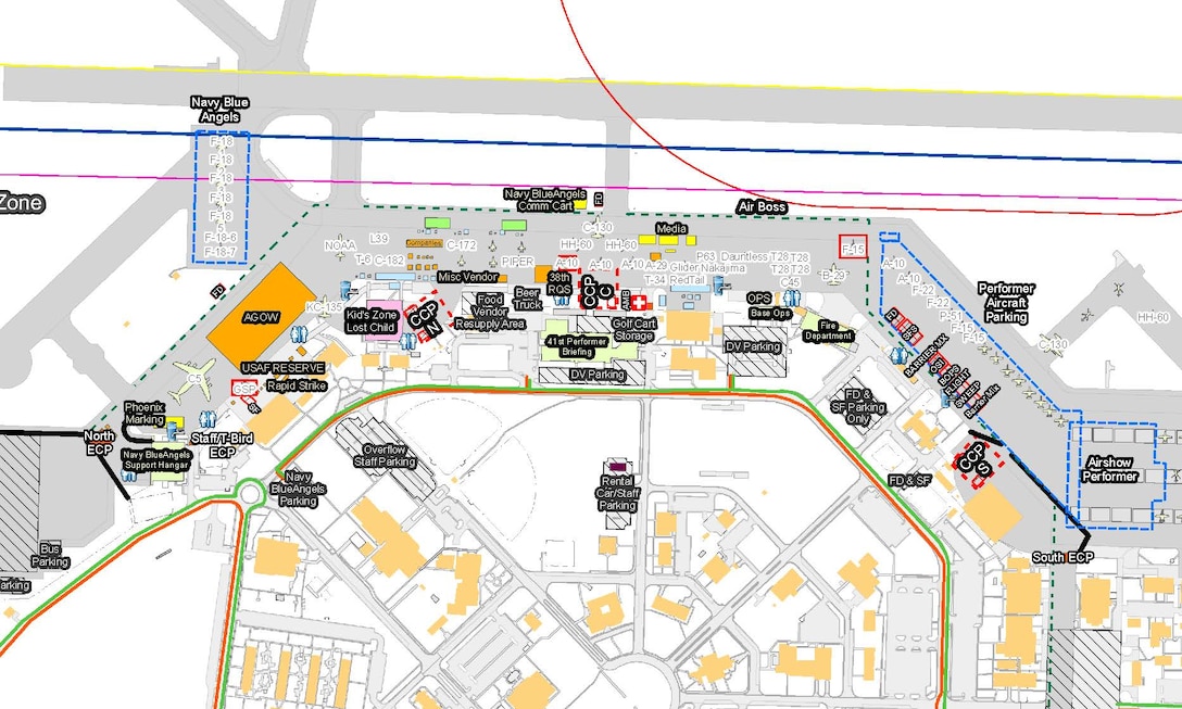 Air Show Map