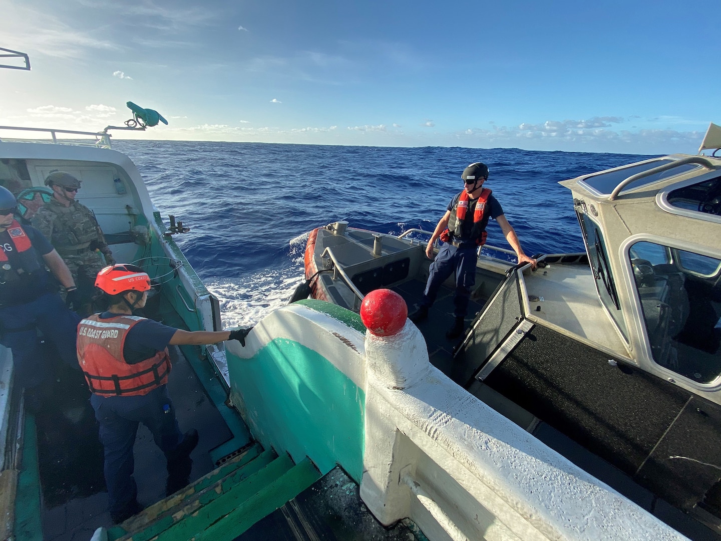 Coast Guard Cutter Stratton Conducts Fisheries Patrol en route Guam from Philippines