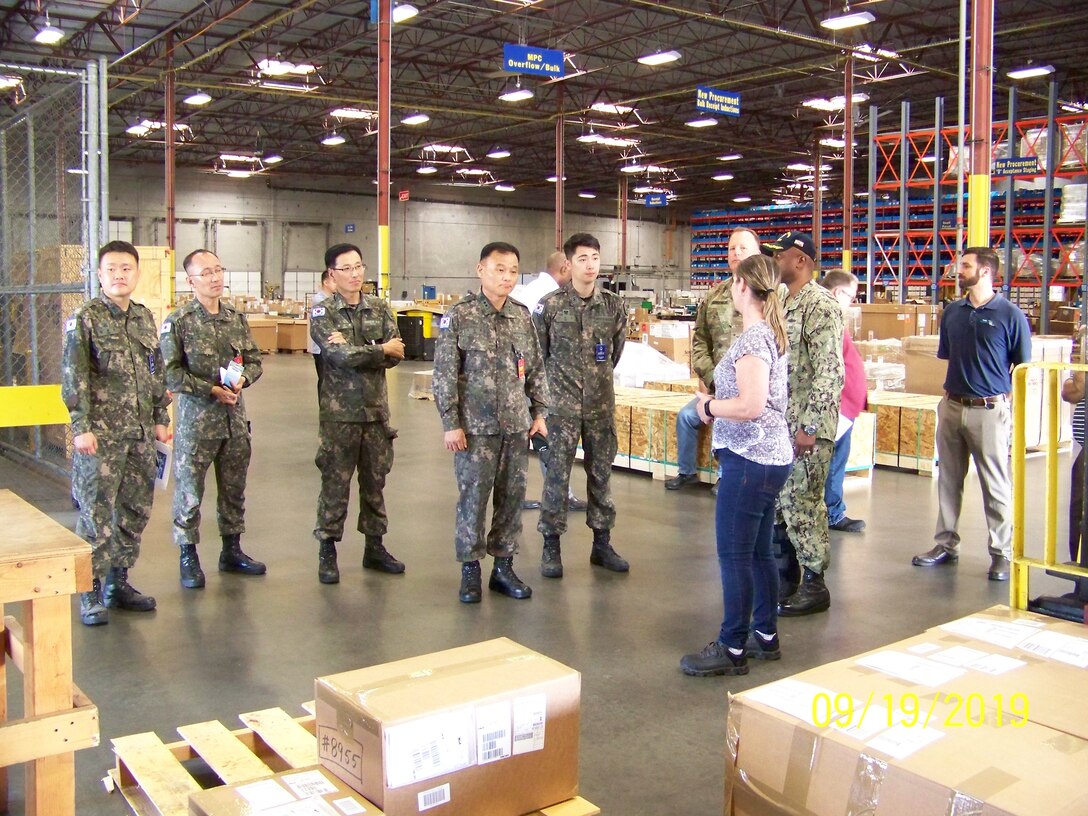 Top logistic officials from the Republic of Korea visit DLA Distribution San Diego