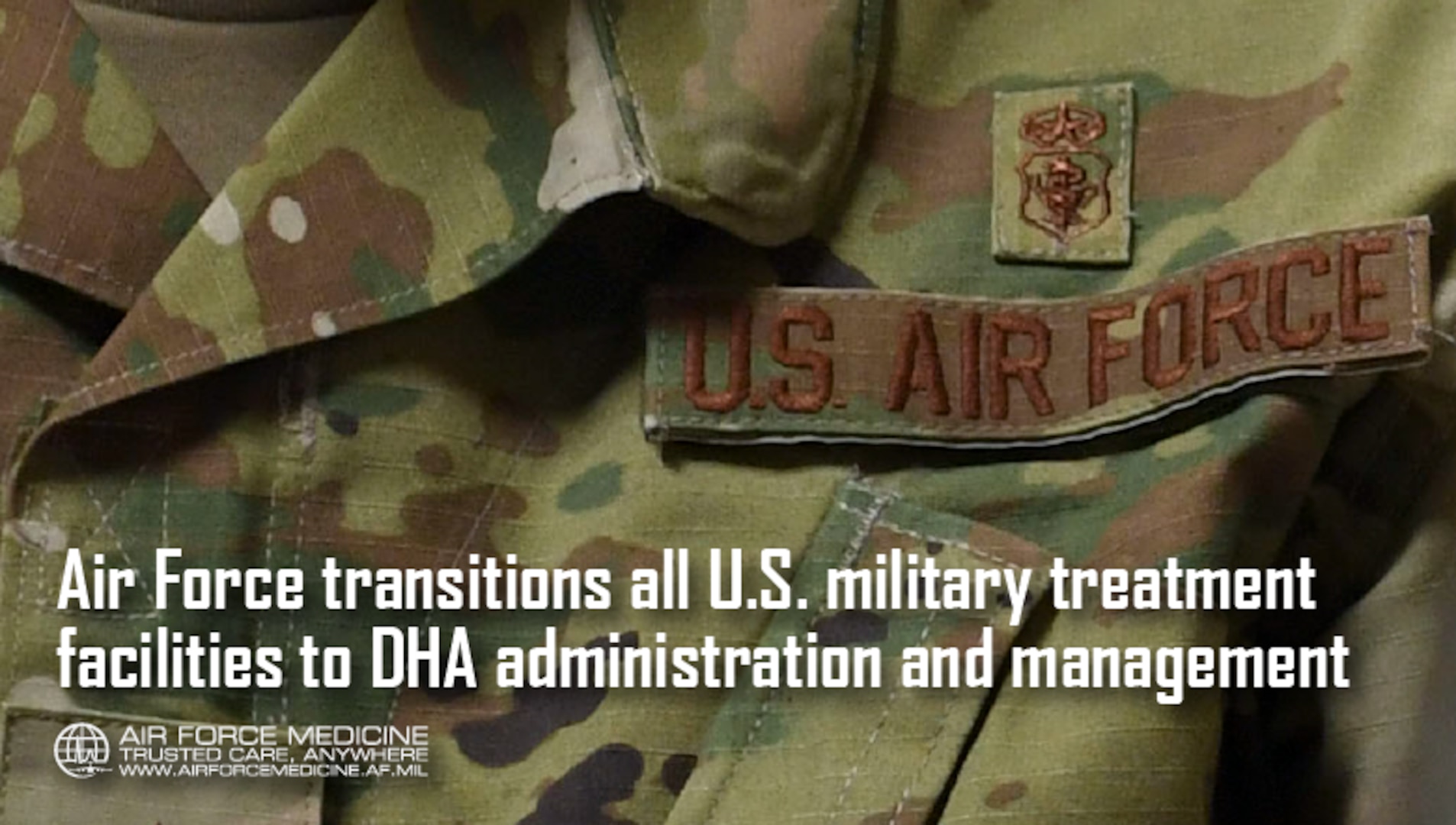 This October, U.S.-based Air Force military treatment facilities transferred administration and management to the Defense Health Agency. (U.S. Air Force illustration)