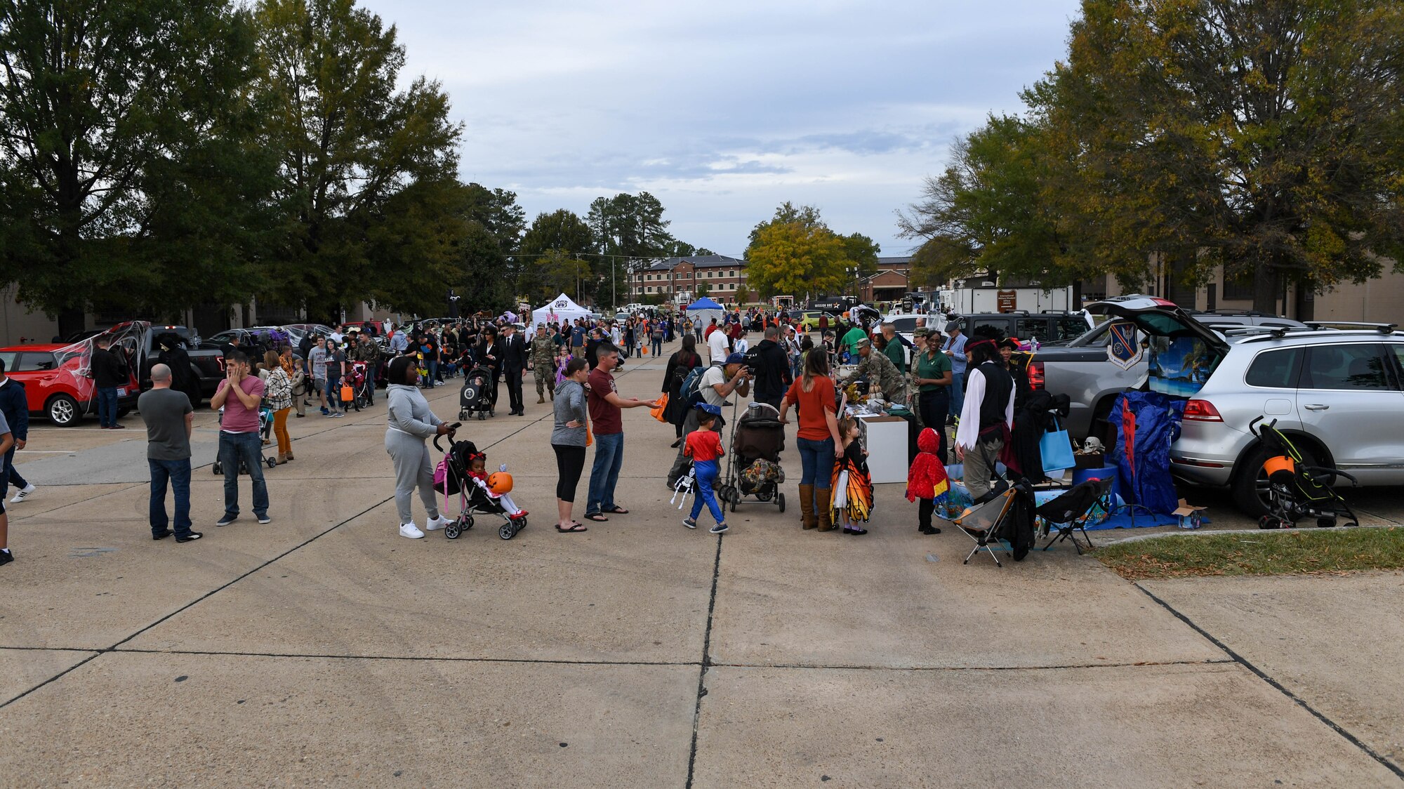 Attendees of the Fort Eustis Fall Fest experience the attractions at Joint Base Langley-Eustis, Va., Oct. 25, 2019.