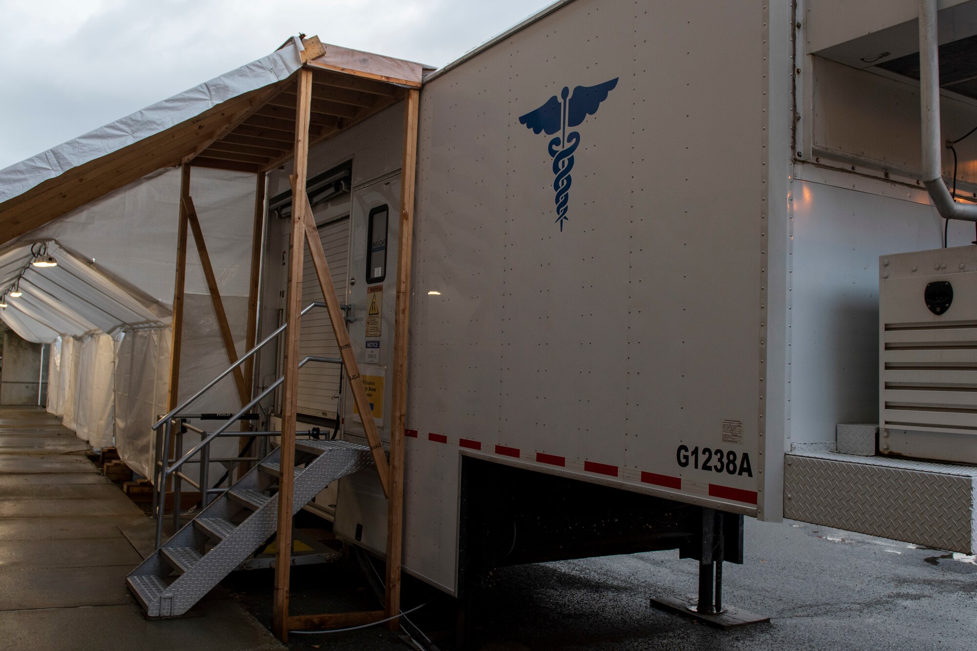 A ribbon-cutting ceremony for the new MRI suite in the Joint Base Elmendorf-Richardson hospital was held on JBER, Alaska, Oct. 28, 2019. During the revamp and remodel from May 2018 to Oct. 2019, MRIs were done in a trailer outside the hospital. The MRI area remodel included the creation of one joint control room, rather than the former two control rooms in separate areas; an upgraded 1.5 Tesla GE scanner; and newer patient amenities such as dressing rooms, a reception desk, a waiting area, and murals and lighting in the scanner rooms for patient comfort.