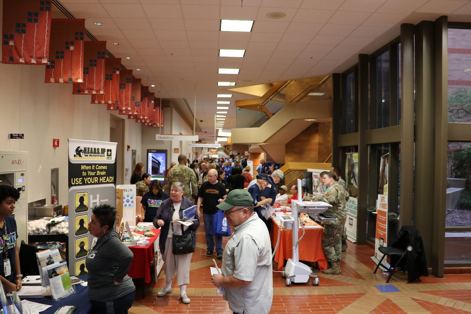 Retirees visited many booths and services during Joint Base San Antonio’s Military Retiree Appreciation Day Oct. 19, hosted by Brooke Army Medical Center.