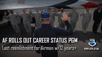 AF rolls out Career Status Program