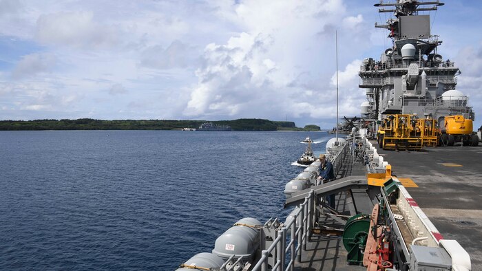 USS Boxer and 11th Marine Expeditionary Unit Arrive in Guam