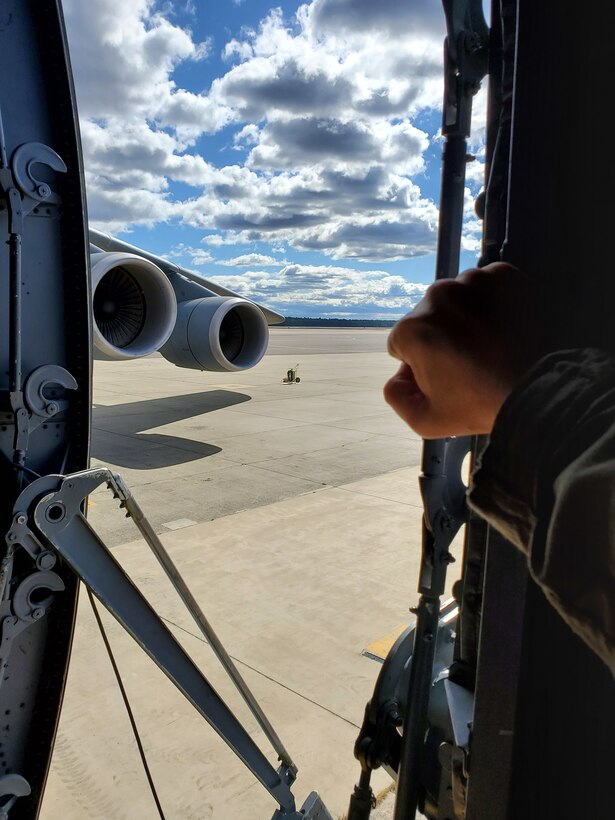 Westover C-5 delivers Emergency Equipment to Guatemala in early October.