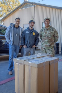 Members of the Texas National Guard Joint Counterdrug Task Force were out in force to support the Drug Enforcement Administration during the DEA Take Back Day Oct. 26, 2019, at 35 locations throughout Texas.  The event offers communities the opportunity to discard unused prescription drugs to keep them from hitting the streets or harming children.