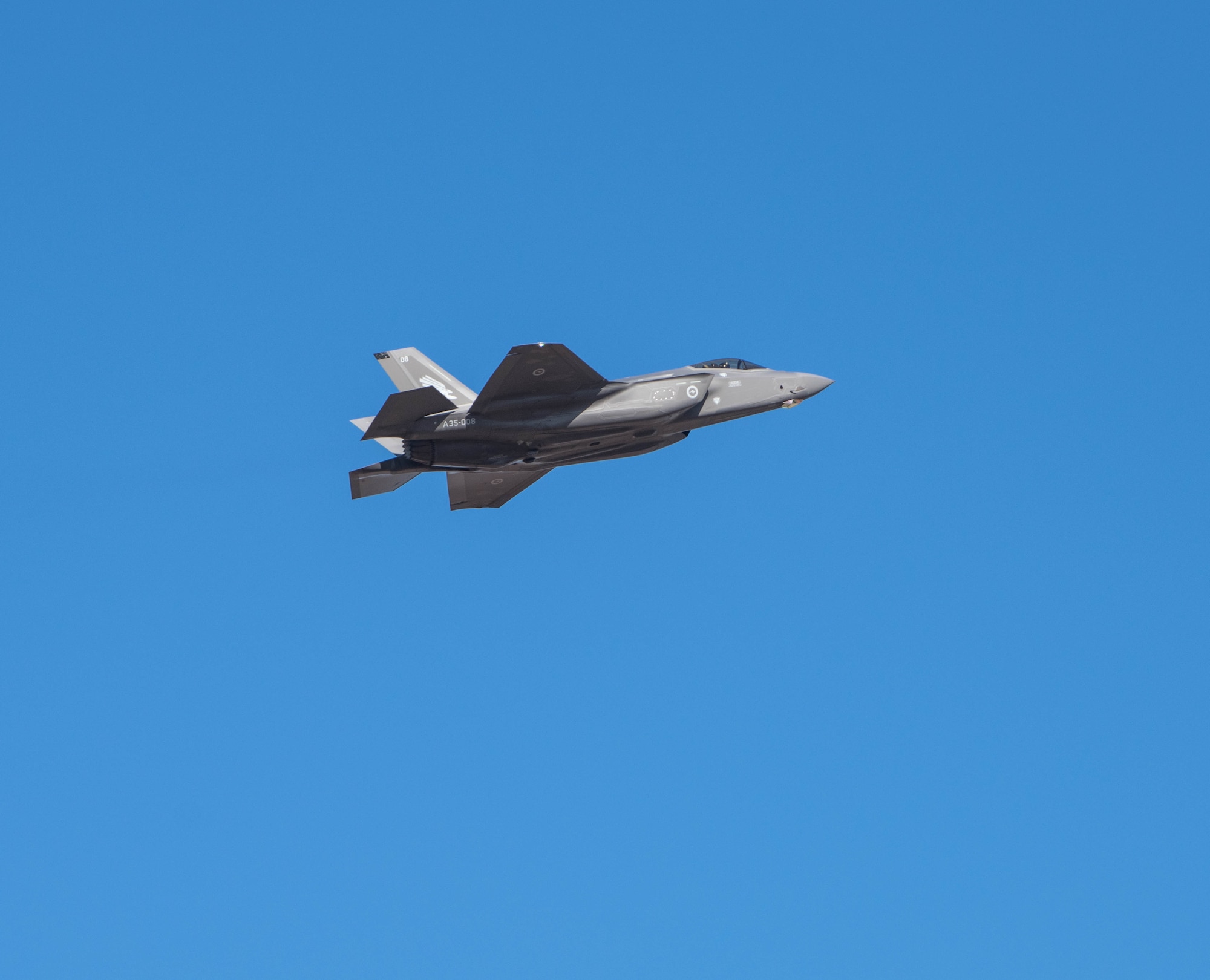An F-35A Lightning II, assigned to the 61st Fighter Squadron, flies during a sortie Oct. 28, 2019, at Luke Air Force Base, Ariz.