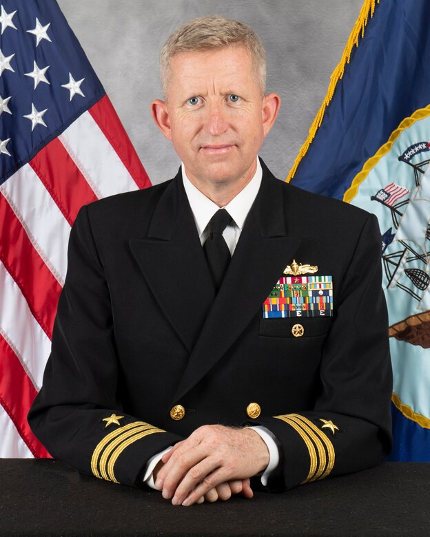 Portrait of Expeditionary Strike Group 7 Chief of Staff, Cmdr. Nathan Scherry.