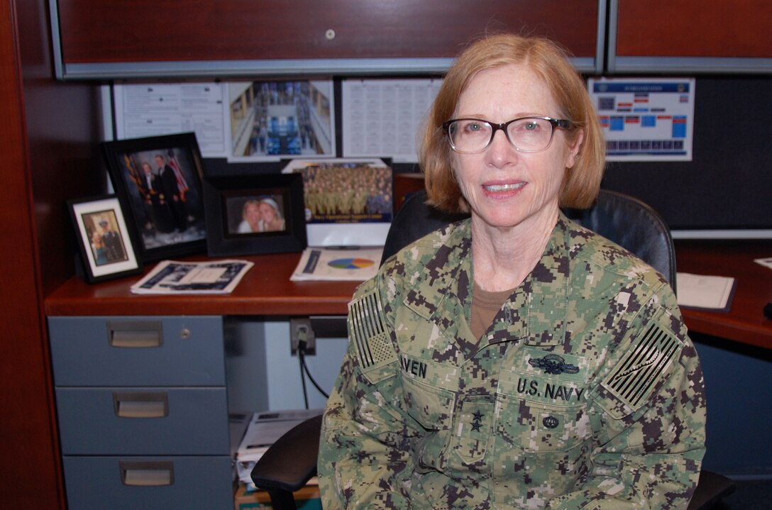 Navy Rear Adm. Deborah Haven, commander of the DLA Joint Reserve Force and the agency’s Audit Task Force, will retire Sept. 6 with 32 years of service. Photo by Beth Reece