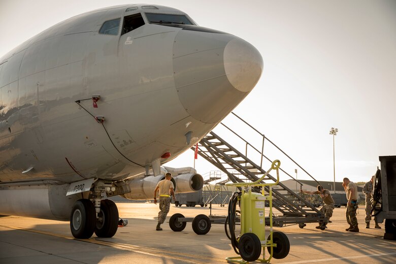 116th Air Control Wing evacuates JSTARS aircraft ahead of Hurricane ...