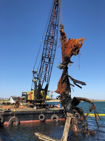 Entangled Debris removed from Olga