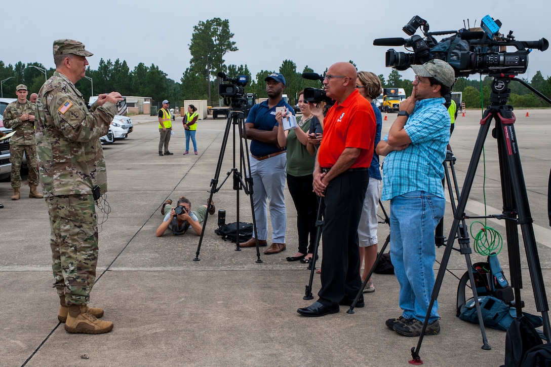 Army Reserve EPLOs partner with FEMA, Fort Bragg for Hurricane Dorian response