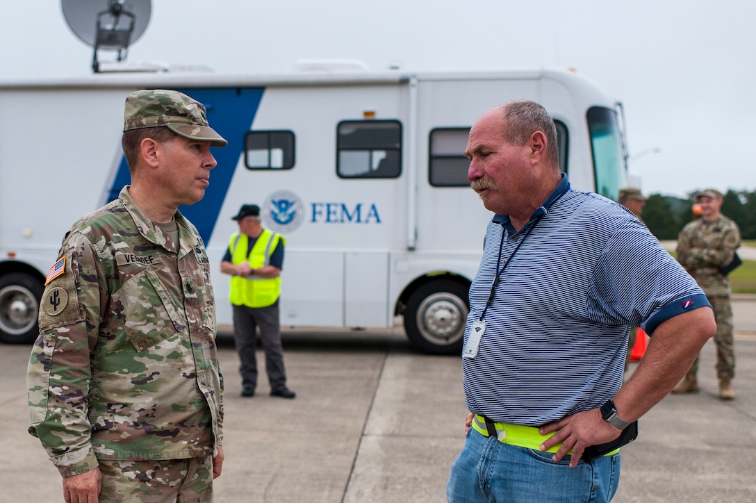 Army Reserve EPLOs partner with FEMA, Fort Bragg for Hurricane Dorian response