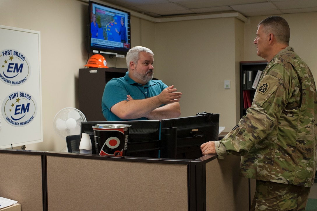 Army Reserve EPLOs partner with FEMA, Fort Bragg for Hurricane Dorian response