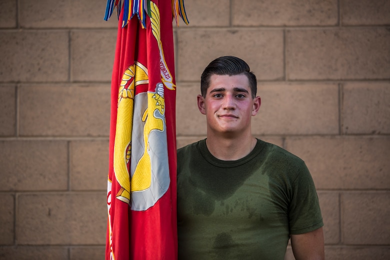 U.S. Marines with Marine Air Control Squadron (MACS) 1 participate in their motivational run at Marine Corps Air Station Yuma, Ariz., August 30, 2019. The unit conducted their motivational run to start off their 96-hour liberty period for Labor Day. (U.S. Marine Corps photo by Cpl. Sabrina Candiaflores)