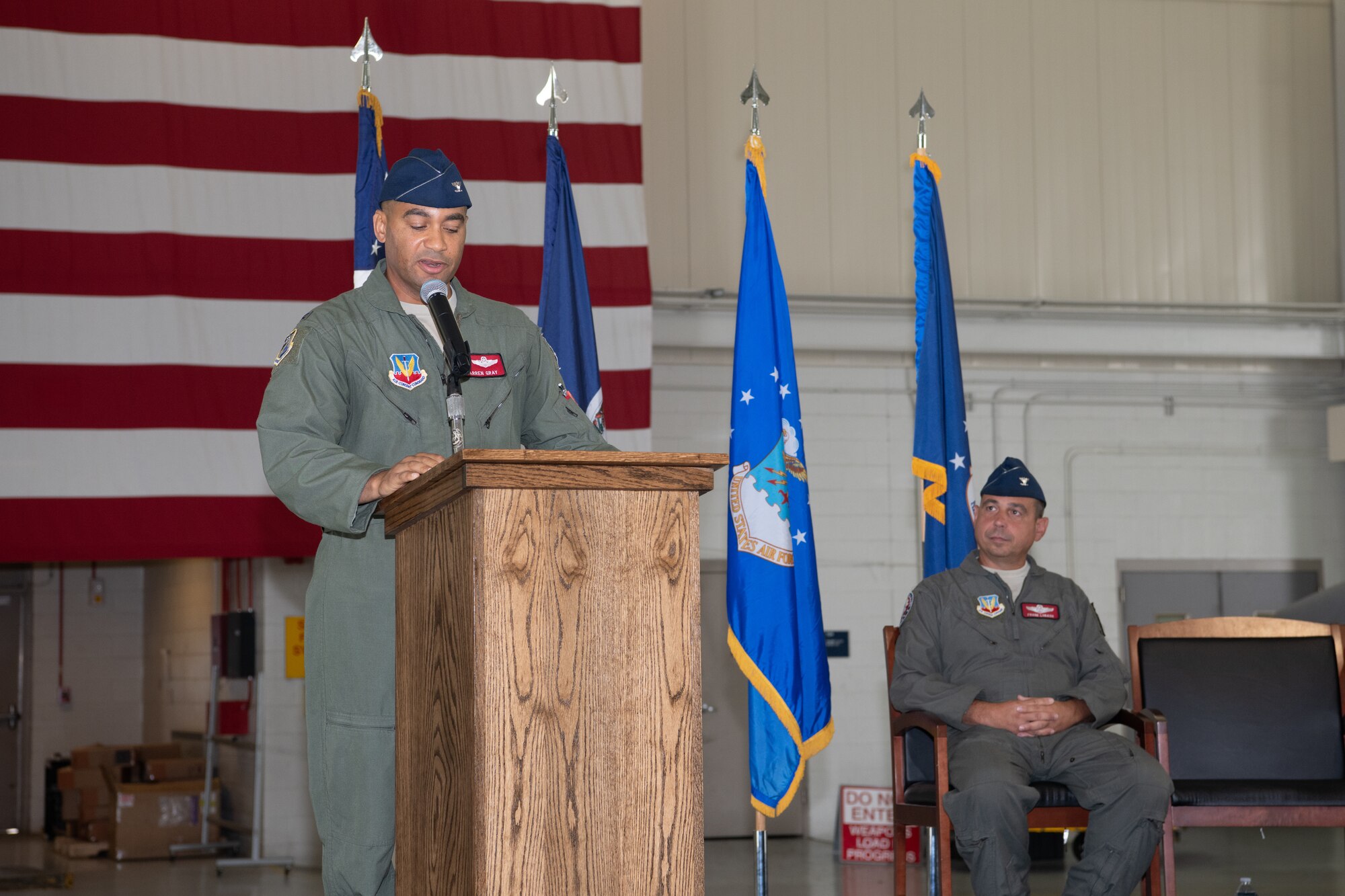 192nd Operations Group change of command photos