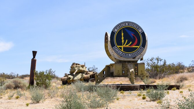 The Precision Impact Range Area (PIRA) offers unique targets for pilots and engineers to test aircraft and weapon systems at Edwards Air Force Base in California. The PIRA uses cutting-edge technology to measure Air Force capabilities. (U.S. Air Force photo by Staff Sgt. Rachel Simones)