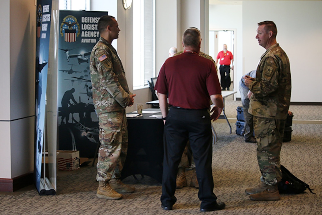 DLA Aviation service members share activity mission at AMCOM 101 event