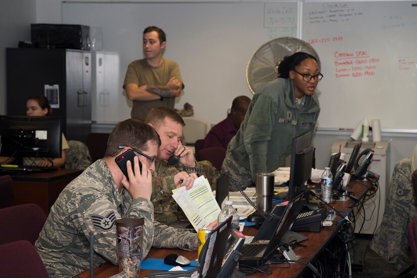 For the Airmen of Joint Base Langley-Eustis the weeks ran together as both bases began preparing to secure infrastructure from a different kind of enemy: Mother Nature.