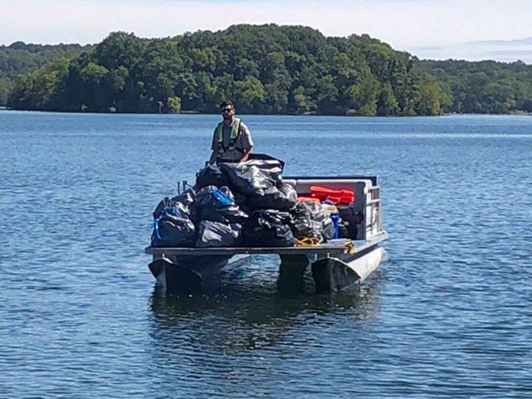 The U.S. Army Corps of Engineers Nashville District is enlisting the support of volunteers at its lakes on the Cumberland River and its tributaries in support of the 26th Annual National Public Lands Day. While the official day of the event is Sept. 28, 2019, not all events fall exactly on this date. The national theme for this year’s event is “Connecting to Nature through Service.” It is the largest volunteer hands-on restoration activity of its kind where people do clean up, repair, construction and refurbishment in public parks, forests, rivers, lakes, wetlands, and cultural and historic sites. (USACE photo by Amber Jones)