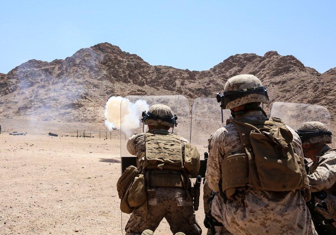 4th LE, Jordanian 77th Marines Battalion train during Exercise Eager Lion 2019