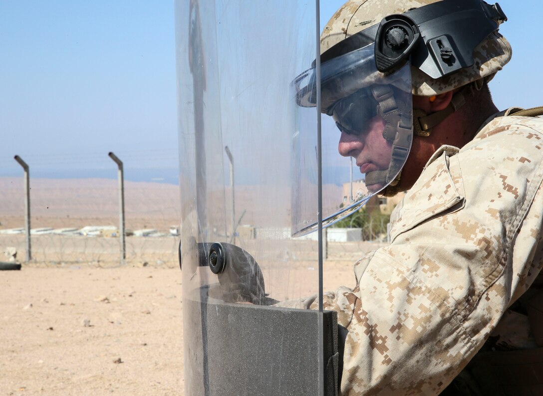 4th LE, Jordanian 77th Marines Battalion train during Exercise Eager Lion 2019
