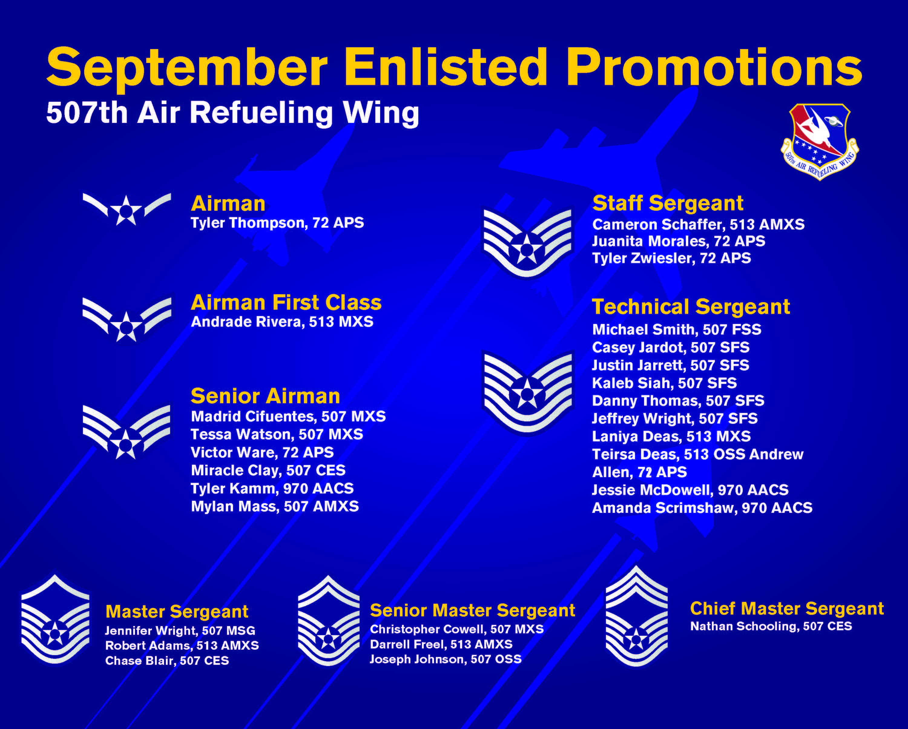 Air Force Promotion Dates - 24buto4