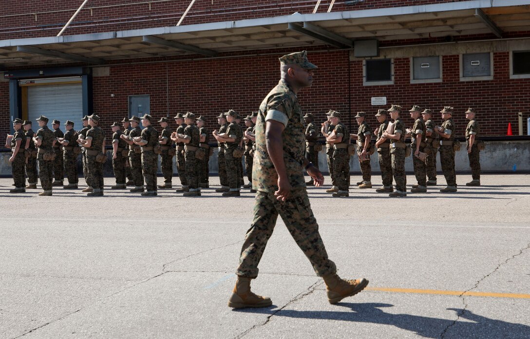 As Hurricane Dorian pummeled the east coast, Marine Corps Logistics Base Albany opened its installation gates as a safe haven location for thousands of recruits and Marines from Marine Corps Recruit Depot Parris Island, South Carolina. More than 6,000 recruits, several drill instructors and other support personnel from the training depot evacuated to MCLB Albany, Sept. 3. (U.S. Marine Corps photo by Re-Essa Buckels)