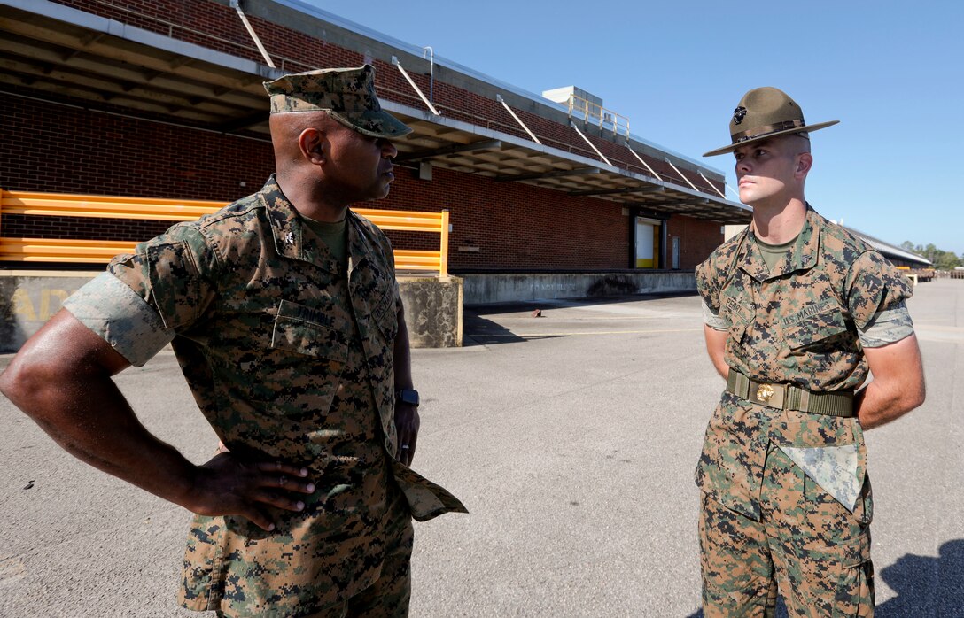 As Hurricane Dorian pummeled the east coast, Marine Corps Logistics Base Albany opened its installation gates as a safe haven location for thousands of recruits and Marines from Marine Corps Recruit Depot Parris Island, South Carolina. More than 6,000 recruits, several drill instructors and other support personnel from the training depot evacuated to MCLB Albany, Sept. 3. (U.S. Marine Corps photo by Re-Essa Buckels)