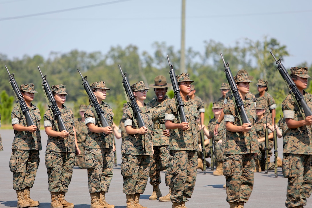 As Hurricane Dorian pummeled the east coast, Marine Corps Logistics Base Albany opened its installation gates as a safe haven location for thousands of recruits and Marines from Marine Corps Recruit Depot Parris Island, South Carolina. More than 6,000 recruits, several drill instructors and other support personnel from the training depot evacuated to MCLB Albany, Sept. 3. (U.S. Marine Corps photo by Re-Essa Buckels)
