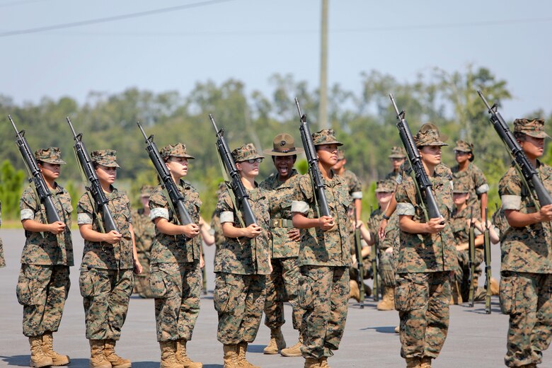 As Hurricane Dorian pummeled the east coast, Marine Corps Logistics Base Albany opened its installation gates as a safe haven location for thousands of recruits and Marines from Marine Corps Recruit Depot Parris Island, South Carolina. More than 6,000 recruits, several drill instructors and other support personnel from the training depot evacuated to MCLB Albany, Sept. 3. (U.S. Marine Corps photo by Re-Essa Buckels)