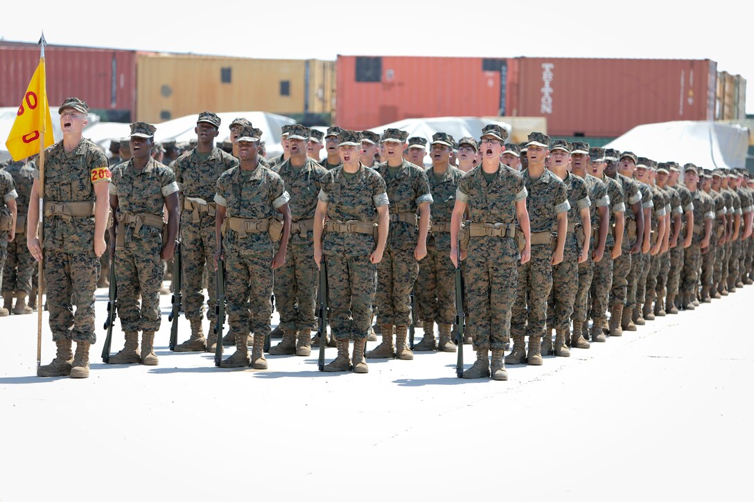 As Hurricane Dorian pummeled the east coast, Marine Corps Logistics Base Albany opened its installation gates as a safe haven location for thousands of recruits and Marines from Marine Corps Recruit Depot Parris Island, South Carolina. More than 6,000 recruits, several drill instructors and other support personnel from the training depot evacuated to MCLB Albany, Sept. 3. (U.S. Marine Corps photo by Re-Essa Buckels)