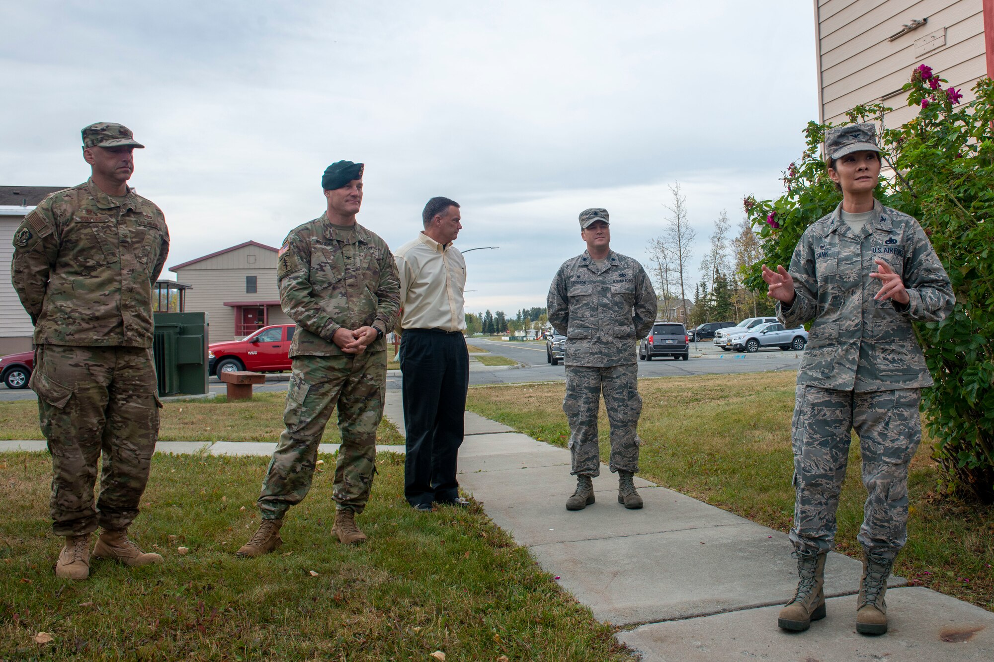 JBER holds ribboncutting ceremony for new DV quarters > Air Force Test Center > News