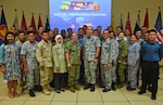 CHANGI NAVAL BASE, Singapore (September 06, 2019) U.S. Navy Sailors and representatives of ASEAN member state maritime forces gather for a photo during the ASEAN-U.S. Maritime Exercise (AUMX). The first ASEAN-U.S. Maritime Exercise, co-led by the U.S. and Royal Thai navies, includes maritime forces from the U.S. and all ten ASEAN member states. AUMX promotes shared commitments to maritime partnerships, security and stability in Southeast Asia.