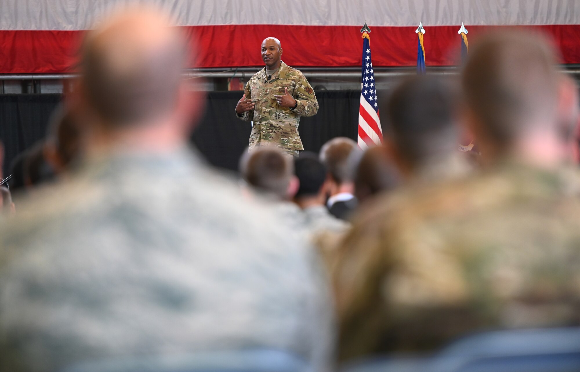 CMSAF emphasizes human connections at Hanscom all call