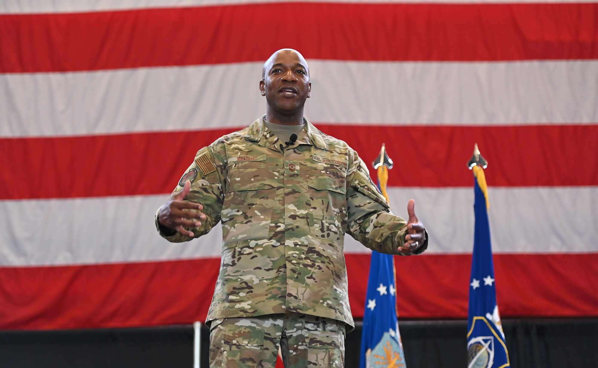 CMSAF emphasizes human connections at Hanscom all call