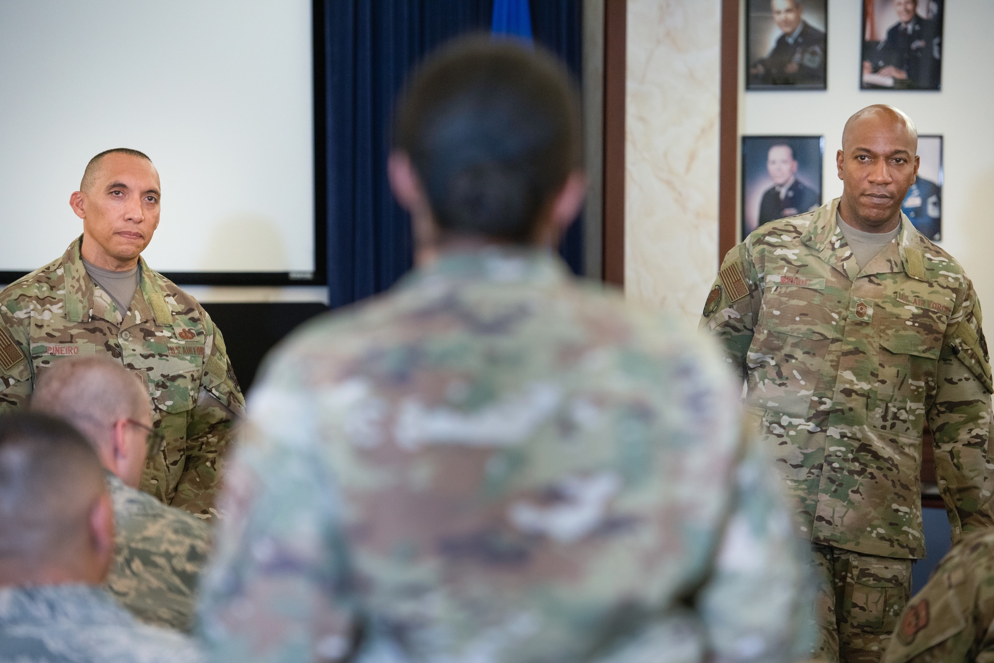 Air Force leaders address first sergeants