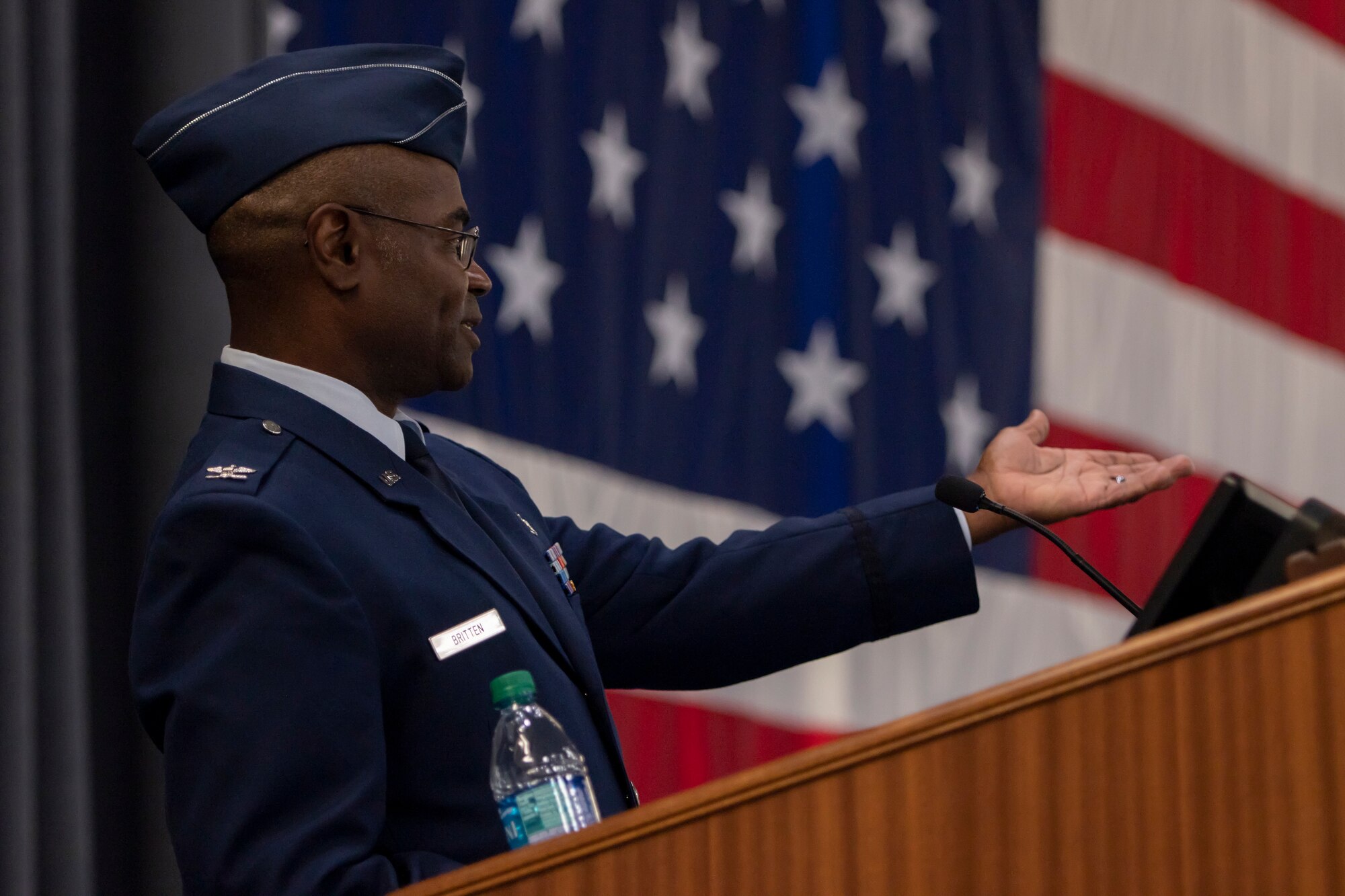 U.S. Air Force Col. Dennis Britten took command of the 307th Medical Squadron during a ceremony at Barksdale Air Force Base, Louisiana, September 7, 2019. Britten has been assigned to the 307th MDS and it's predecessor, the 917th MDS, since he commissioned in 2019. The 307th Medical Squadron provides the medical care the Reserve Citizen Airmen of the 307th Bomb Wing require to be "fit to fight."