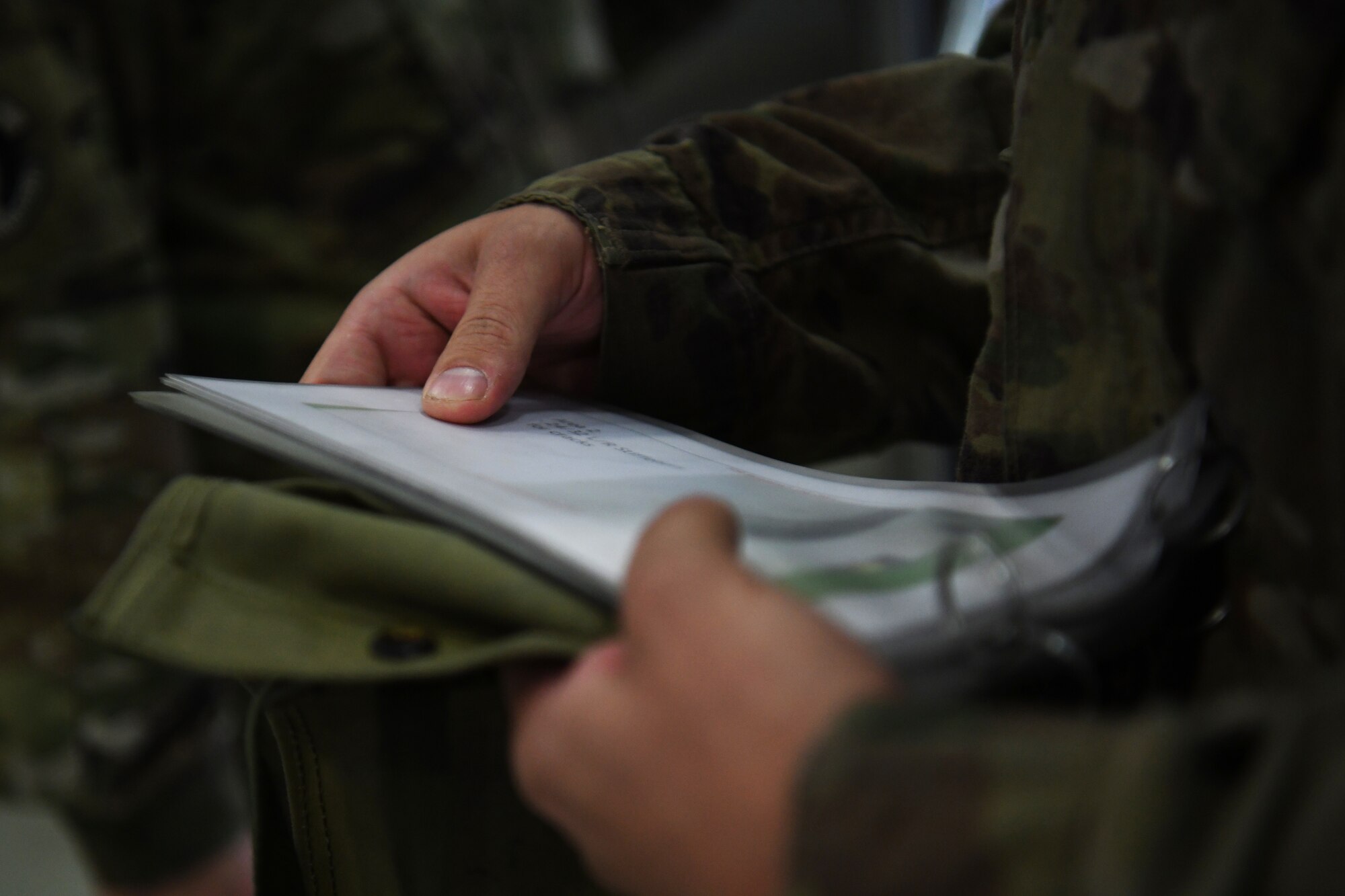 The 48th Equipment Maintenance Squadron recently won the Innovation and Transformation Council award for developing and implementing a readiness tool called “The Bird Book”. The Bird Book is a collection of mechanical and troubleshooting processes for the F-15 aircraft assigned to RAF Lakenheath. (U.S. Air Force photo by Airman 1st Class Shanice Williams-Jones)