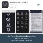 The Air Force Handbook 1 phone application, available on both Apple and Google Play, includes the AFH1 and a study guide, as well as Air Force Instruction 36-2618, The Enlisted Force Structure, known as the “The Little Brown Book.” There is also access to the “The Little Blue Book” focused on the profession of arms, as well as tools such as flash cards, audio and practice tests designed to help prepare Airmen for promotion testing.