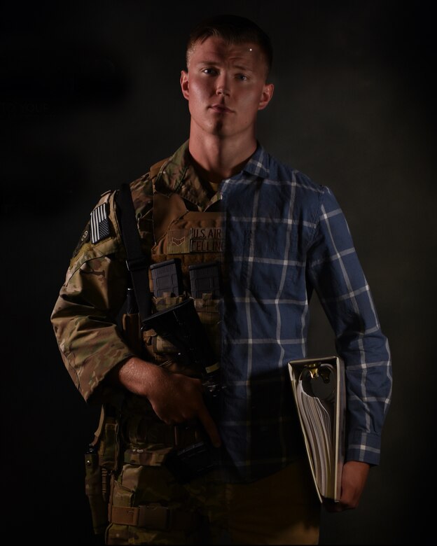Transitioning from boots to suits: Airmen receive new ...