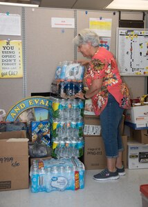 After Hurricane Dorian devastated the Bahamas, employees from Naval Surface Warfare Center Panama City Division (NSWC PCD) rallied together to collect supplies to aid in relief efforts by those affected by the Category 5 hurricane.