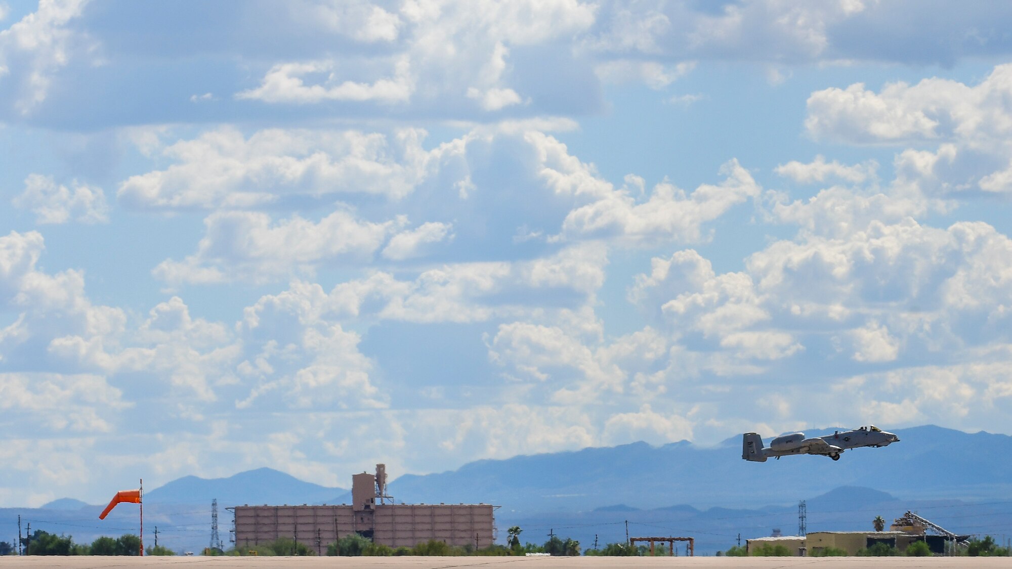 a photo of an A-10 flying