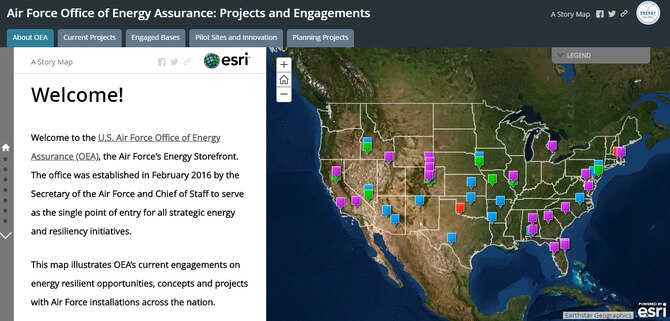 Air Force Energy StoryMap