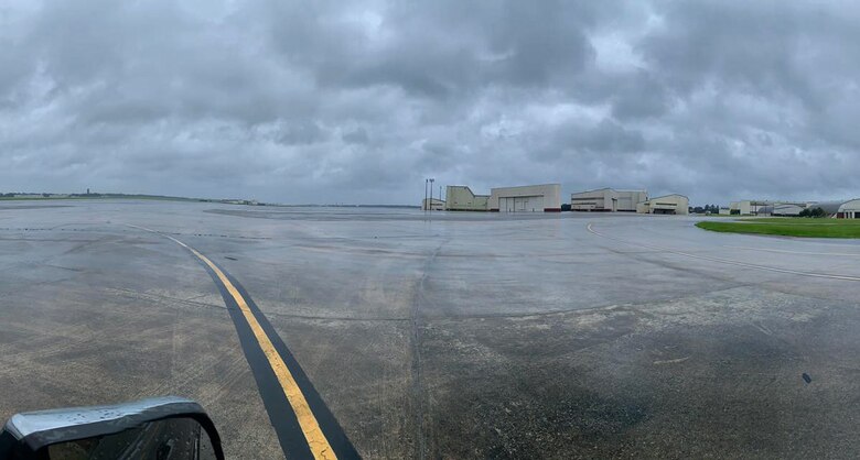 Empty flight line